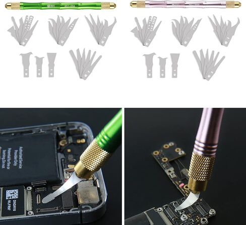 BST-69A + 28 في 1 سكين إزالة رقاقة CPU IC يدويًا اللوحة الأم Pcb أداة إزالة الكشط النظيفة in Saudi Arabia