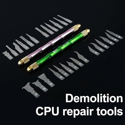 BST-69A + 28 في 1 سكين إزالة رقاقة CPU IC يدويًا اللوحة الأم Pcb أداة إزالة الكشط النظيفة in Saudi Arabia