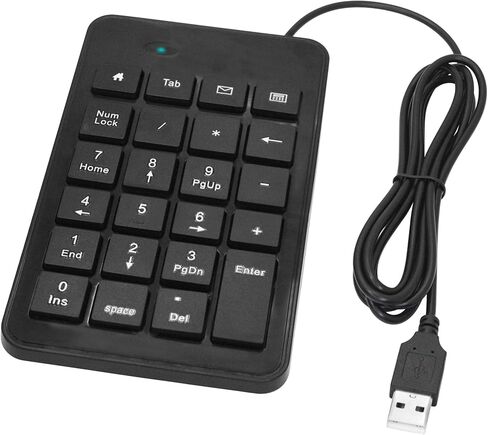 USB Wired Numeric Keypad 5FT, 23 Key Multifunctional Numeric Keyboard, for Accounting, Finance, Supermarkets, Banks, etc. in Saudi Arabia
