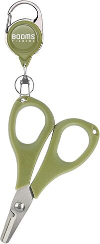 Booms Fishing Fishing Scissors for Braided Line, Fishing Line Cutter Saltwater and Freshwater, Fishing Serrated Shears with Retractor, S01 in Saudi Arabia