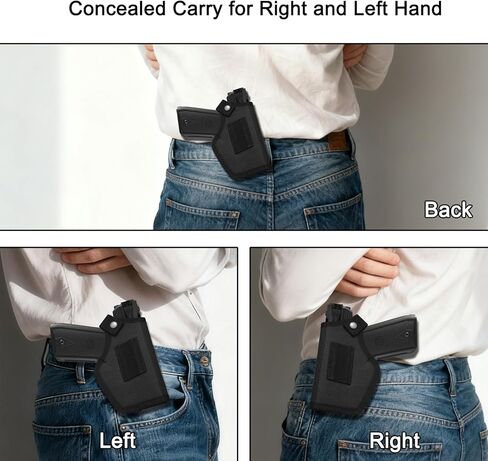 Gun Holster, IWB/OWB Holster for Concealed Carry,Fit:Glock 19/17/23/42/43x Holster Taurus G2C/G3C-Sig Sauer P365 & Similar Handgun,Universal 9mm Subcompact Pistol Holsters in Saudi Arabia