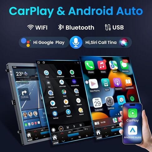 [8Core 4G+64G] Car Stereo Radio for Cadillac ATS XTS SRX CTS 2013-2018: 9.7" HD Touch Screen with Wireless Carplay Android Auto Bluetooth GPS 5G WiFi SWC FM/AM/RDS DSP Backup Camera in Saudi Arabia