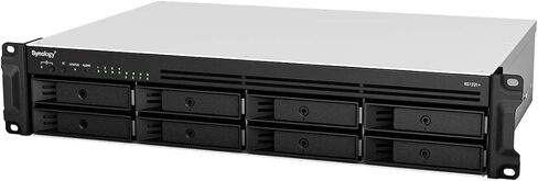 Synology 8 Bay RackStation RS1221+ (بدون قرص) ومجموعة السكك الحديدية المنزلقة RKS-02 in Saudi Arabia