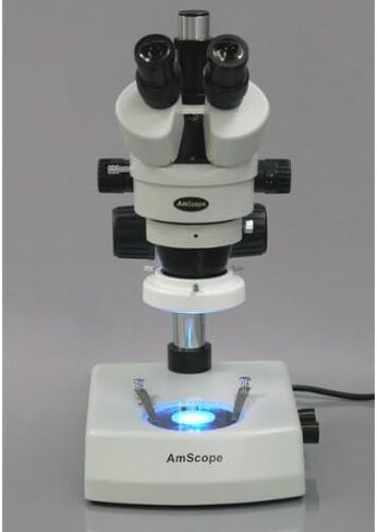 AmScope LED ثلاثي العينيات مجهر ستيريو تكبير 3.5X-180X وكاميرا USB3 بدقة 10 ميجابكسل in Saudi Arabia