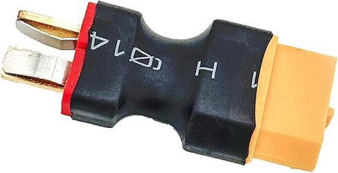 4Pcs XT60 Female to Male T Plug Deans Connector Adapters No Wires for Rc Model LiPo Battery ESC Connectors Conversion Adapter in Saudi Arabia