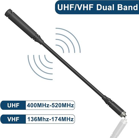 BAOFENG UV-25 هوائي لاسلكي ثنائي النطاق هوائي عالي الكسب لراديو اتجاهين SMA-أنثى متوافق مع راديو DM32 in Kuwait