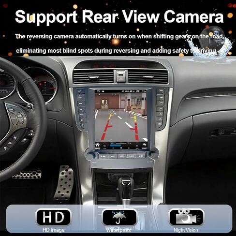 راديو ستيريو للسيارة Android 14 لـ Acura TL 2004-2008 GPS Navigation مع DSP في Dash Headunit مشغل الوسائط المتعددة 9.7 بوصة IPS تعمل باللمس بناء في Android AUTO Wireless Carplay Bluetooth in Kuwait