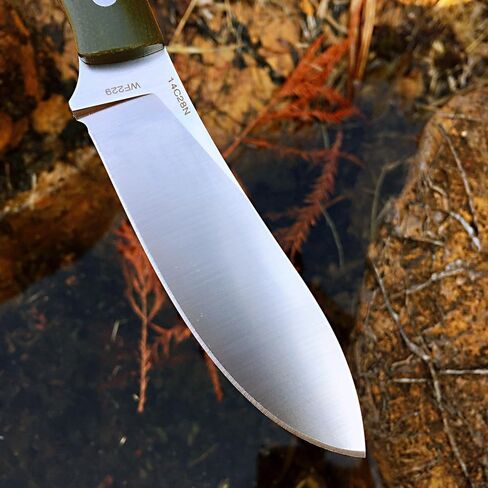 سكين Watchman W229 EDC ذو نصل ثابت 14C28N مقبض ميكارتا من الفولاذ مع أغلفة للأنشطة الخارجية والتخييم (أخضر) in Kuwait