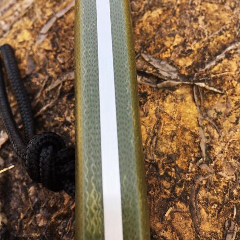 سكين Watchman W229 EDC ذو نصل ثابت 14C28N مقبض ميكارتا من الفولاذ مع أغلفة للأنشطة الخارجية والتخييم (أخضر) in Kuwait