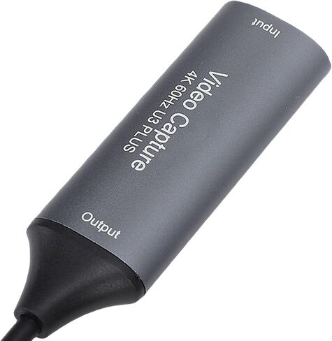بطاقة التقاط فيديو VBESTLIFE للبث، بطاقة التقاط HDMI 4K إلى USB مع محول USB A 3.0، 4K 60FPS، متوافقة مع الكاميرا وأقراص DVD وDSLR in Saudi Arabia