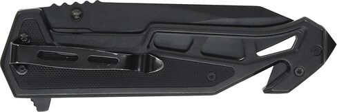 Smith & Wesson Border Guard Spring Assist 9.25 in Folding Knife with 3.99 in Tanto Blade and G-10 Handle for Outdoor, Tactical, Survival and EDC, Black in Saudi Arabia