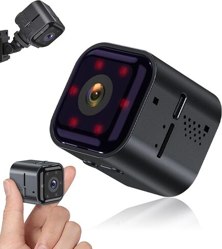 2026 Mini HD Nanny Cam Hidden Camera, Enhanced Low Light Night Vision, Remote Discreet Monitoring for Elderly Care, Children, Pets & Home Security, 2.4GHz Wireless Camera, Auto Sleep/Wake Mode in Saudi Arabia