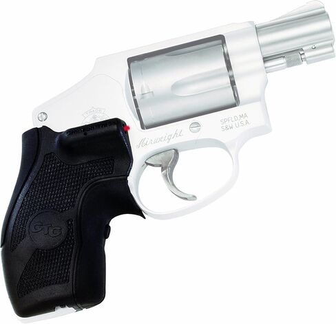 Crimson Trace LG-405 Lasergrips Red Laser Sight Grips لمسدسات Smith & Wesson J-Frame (مؤخرة مستديرة) - قبضة مدمجة in Kuwait