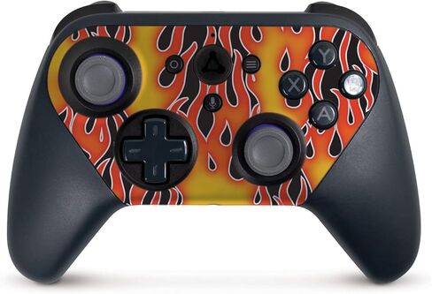 غلاف MightySkins متوافق مع وحدة تحكم Amazon Luna - Hot Flames | غطاء ملتف واقٍ ومتين وفريد ​​من نوعه من الفينيل | سهل التطبيق والإزالة وتغيير الأنماط | صنع في الولايات المتحدة الأمريكية in Kuwait