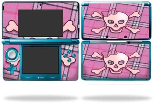 غلاف MightySkins متوافق مع غلاف غلاف Nintendo 3DS جمجمة القوس الوردي in Kuwait