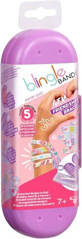 DIY Gem Friendship Bracelet, 8 Band Deluxe Studio - Arts & Craft Activity for Ages 7 and Up, Multicolor (25204) in Saudi Arabia