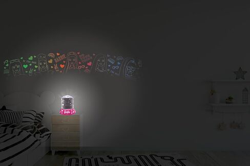LEXiBOOK, Mattel Barbie, Night Light with Projection and Sound Effects Barbie, Pink, NLJ035BB in Saudi Arabia