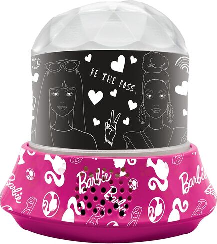 LEXiBOOK, Mattel Barbie, Night Light with Projection and Sound Effects Barbie, Pink, NLJ035BB in Saudi Arabia