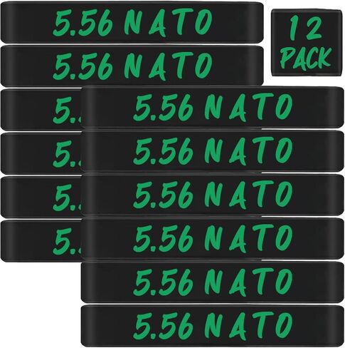 12 حزمة Magsaddle 5.56 أشرطة تحديد مجلة الناتو 5.56 عيار تحديد الحافظة الملحقات in Kuwait