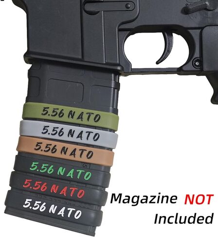 12 حزمة Magsaddle 5.56 أشرطة تحديد مجلة الناتو 5.56 عيار تحديد الحافظة الملحقات in Kuwait
