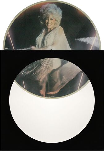 (100-Pack) 12-Inch Picture Disc Vinyl Record Jackets - Black Paperboard Sleeves with Large 10.25 Inch Center Hole - Heavyweight Display Covers for Picture Disc LPs in Saudi Arabia