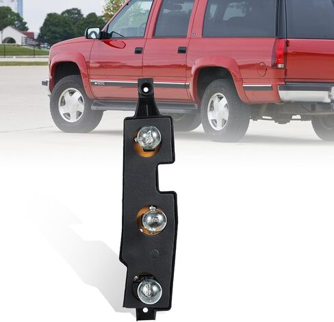 لوحات موصل الضوء الخلفي مع مجموعة لمبات لسيارة 1988-2000 Chevy/GMC C/K 1500/2500/3500 بيك اب، سوبربان، تاهو، بليزر، إسكاليد | لوحات دوائر مقابس كاملة | فليتسايد | قطعتان من المقاس المباشر in Kuwait