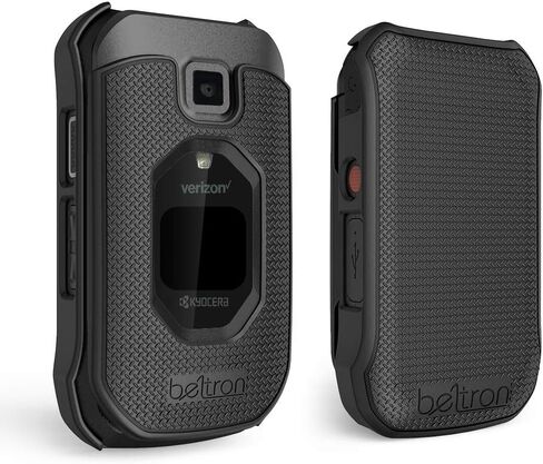 Case with Belt Clip for Kyocera DuraXV Extreme E4810, Extreme+ E4811 (Verizon) Protective Snap On Cover & Rotating Belt Clip Holster Combo (Industrial Strength) in Saudi Arabia