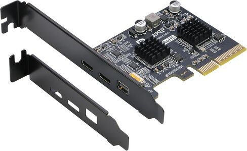 PCIe to USB C Video Expansion Card [10Gbps] + PCIe to 2xUSB C Data Expansion Card [10Gbps] in Saudi Arabia