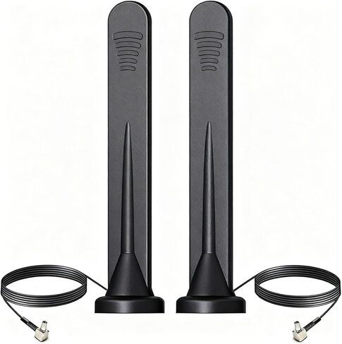5G 4G LTE T-Mobile External Omnidirectional Antenna 15dBi TS9 Magnetic Base Antenna for T-Mobile/AT&T/Verizon 5G Home Internet Router Gateway Hotspot Spypoint Trail Camera 2-Pack in Saudi Arabia