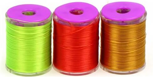 3 pcs 220 Yards 120D High Tensile Nylon Fly Tying Thread Smooth Lightly Waxed Nymph Dry Wet Fishing Lures Fly Tying Material in Saudi Arabia