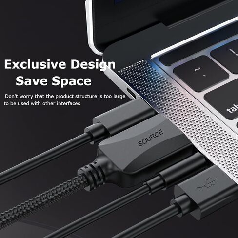 كابل DisplayPort إلى HDMI بطول 4 أقدام، محول سلك DP مضفر من النايلون إلى HDMI ذكر إلى ذكر عالي السرعة متوافق مع أجهزة Dell وHP وInsignia وSamsung والمزيد وليس ثنائي الاتجاه in Kuwait