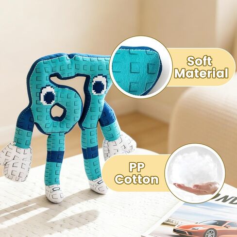 Brainrot 67 Plush Italian Brainrot Six Seven Plush Blue Style 10 inch (67 Blue) in Saudi Arabia