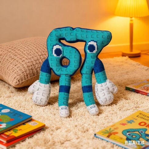 Brainrot 67 Plush Italian Brainrot Six Seven Plush Blue Style 10 inch (67 Blue) in Saudi Arabia