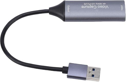 بطاقة التقاط الفيديو Sanpyl، 4K HDMI إلى USB 3.0 بطاقة التقاط الفيديو الصوتية للبث، 1080P 60FPS، لتسجيل الاجتماعات والبث المباشر in Kuwait