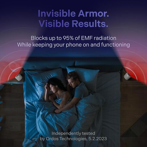 Elvy Fast Qi Wireless Charger for Cell Phones - Designed with EMF Management Technology for Enhanced Charging, Advanced Environmental Shielding, Lab Tested by Ordos Tech, 2023 (Snow White) in Saudi Arabia