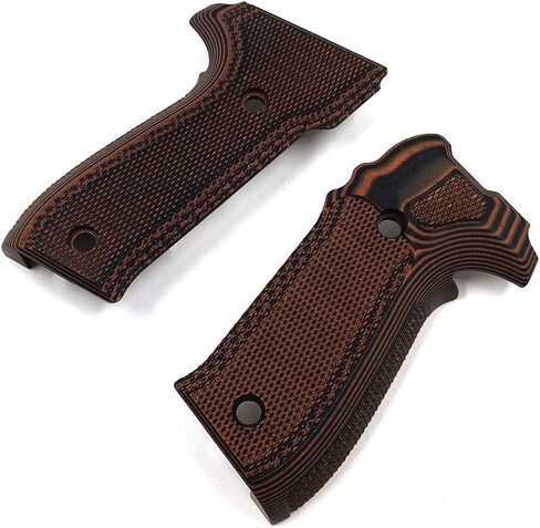 Cool Hand G10 Grips Replacement for Sig Sauer P226, Black Gun Grips Screws Included, Aggressive Checkered Texture, Thickness 7/10"，not for a Sig P229 in Saudi Arabia