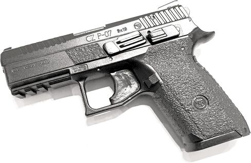 تعزيز شريط قبضة المسدس المطاطي المزخرف من Handleitgrips لـ CZ P07 in Kuwait
