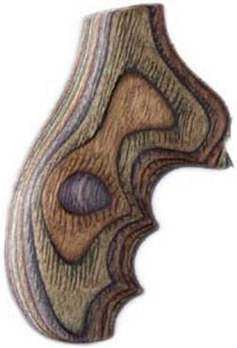 Hogue Wooden Smooth Monogrip Revolver Grips with Finger Grooves for Ruger SP101, Lamo Camo - 81400 in Saudi Arabia