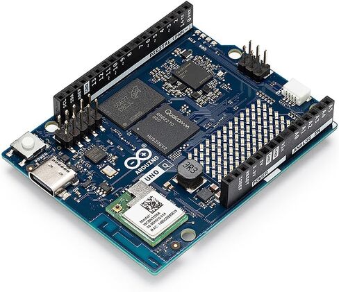 Arduino UNO Q 4 جيجابايت رام [ABX00173] - لوحة هجينة، معالج Qualcomm Dragonwing QRB2210 الدقيق (MPU) وSTM32U585 Microcontroller (MCU)، رؤية AI، صوت، IoT، Robotics، Linux Debian OS، Wi-Fi 5، USB-C in Saudi Arabia