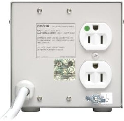 Tripp Lite IS250HG Isolation Transformer 250W Medical Surge 120V 2 Outlet TAA GSA in Saudi Arabia