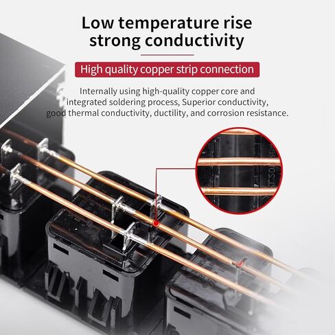 قطاع الطاقة، IEC C13 معدني 8 منافذ قابلة للتركيب، قطاع طاقة شديد التحمل مع قابس أمريكي 10 أقدام، 10 أمبير 2500 واط حامل خادم أفقي قابل للتركيب PDU/توزيع الطاقة في مركز البيانات in Saudi Arabia