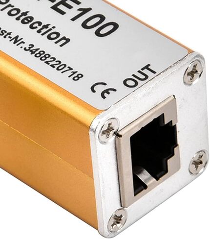 RJ45 RJ11 Adapter, Ethernet Network Surge Protector with Large Through Current Capacity for Monitoring Systems Control Signals Video Signals in Saudi Arabia