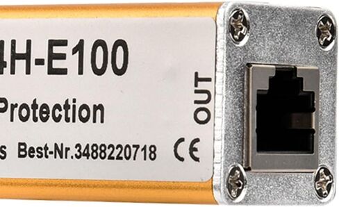 RJ45 RJ11 Adapter, Ethernet Network Surge Protector with Large Through Current Capacity for Monitoring Systems Control Signals Video Signals in Saudi Arabia