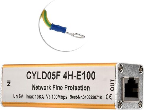 RJ45 RJ11 Adapter, Ethernet Network Surge Protector with Large Through Current Capacity for Monitoring Systems Control Signals Video Signals in Saudi Arabia