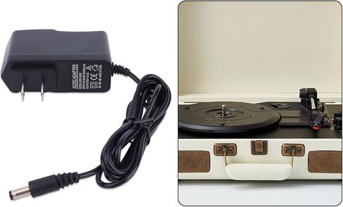Replacement Power Cord Compatible with Victrola Record Player, for VSC-550BT Vintage 3-Speed 1.5m/5ft Cable DC 5V 1A Charger with Adapter 4 Tips in Saudi Arabia
