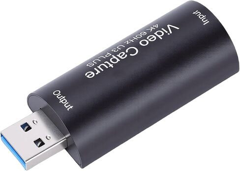 Sanpyl Video Capture Card, 4K USB3.0 HDMI to USB Capture Card for Streaming, Support 1080P 60FPS, for HD Acquisition Gaming Live Streaming in Saudi Arabia