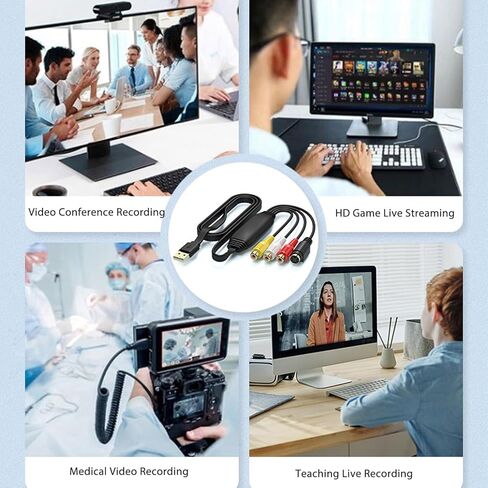 Video Capture Card USB to S Video Converter Adapter Capture Card for Recording PC in Saudi Arabia