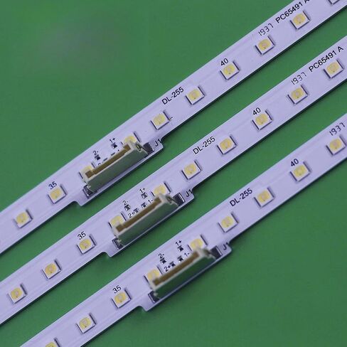 3pcs LED Strips for Samsung QN75Q6DRAFXZA QN75Q60RAFXZA QA75Q60RAJXXZ QN75Q60RAFXZC GQ75Q60RT QE75Q60RAT 19Y_Q60_STC750A37 BN96-48257A V9Q6750SM0+R0 in Saudi Arabia