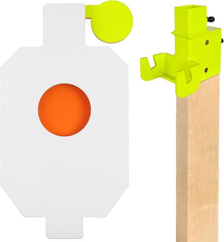 Highwild AR500 Steel Hostage Target 12" x 20" x 1/2" Armored Steel Bullseye Reactive IDPA Shooting Target with 2X4 T-Post Bracket in Saudi Arabia