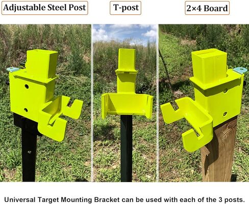 Highwild AR500 Steel Hostage Target 12" x 20" x 1/2" Armored Steel Bullseye Reactive IDPA Shooting Target with 2X4 T-Post Bracket in Saudi Arabia